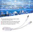 thumbnail image 4 of POE Adapter Cable, 100-130 Feet Transmission Distance POE Adapter Splitter, 0.9 X 2.2in Power Plug/Jack For Switch  Telephone Black,White, 4 of 8