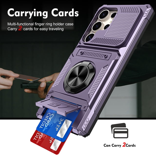 Fashion Case with Holder Stander Kickstand Drop Resistant Shockproof Case For Samsung Galaxy S25 Ultra
