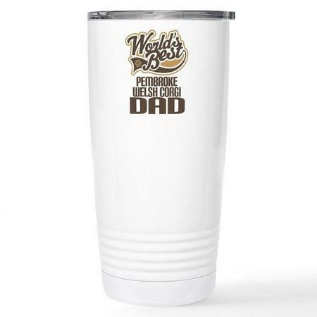 

CafePress - Pembroke Welsh Corgi Dad Stainless Steel Travel Mu - Insulated Stainless Steel Travel Tumbler 20 oz.
