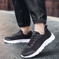 thumbnail image 2 of NOKIO Men's Running Shoes Non-S𝗅ip Walking Sneakers Lightweight Wide Width Workout Shoes 𝖫a𝖼e Up Casual Sports Shoes Breathable Mesh Outdoor Athlet𝗂c Shoes for Back to College, 2 of 8