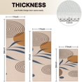 thumbnail image 4 of Brown Boho Geometric and Plant Pattern Kitchen Rugs Sets Of 3,Kitchen Runner Rugs Non Skid Washable,Decorative Kitchen Floor Mats for Kitchen,Sink,Laundry,17"x30"+ 17"x47" + 17"x59", 4 of 6