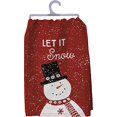 thumbnail image 5 of PBK Primitives by Kathy 2 Piece Bundle Red Christmas Kitchen Towels, Merry Christmas and Let It Snow, 5 of 5