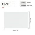 thumbnail image 2 of Uxcell ABS Plastic Sheet 12 x 8 x 0.24 Inch ABS Styrene Sheets for Building Model DIY Crafts Panel White 3 Pcs, 2 of 5