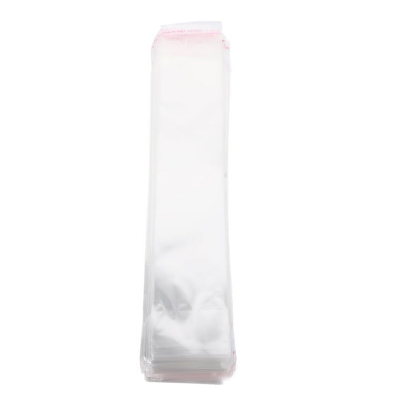 Troglfold opp bags 500 Self-Sealing Clear Treat Bags for Parties & Gifts,9.84"X1.97"X0.04"
