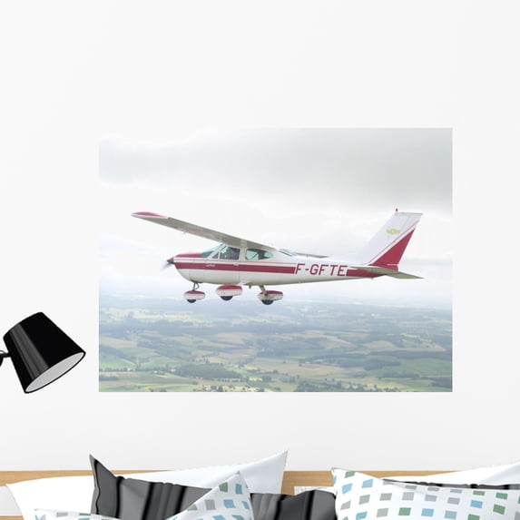 Cessna 177b Cardinal Wall Mural by Wallmonkeys Peel and Stick Graphic (36 in W x 19 in H) WM163600