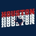 thumbnail image 6 of UGP Campus Apparel Houston Retro Repeat - Sports Team City Pride Tailgating T Shirt - X-Large - Navy, 6 of 6