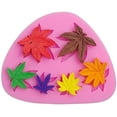 thumbnail image 4 of Paquete de 2 moldes de hoja de marihuana para pastel, Fondant, molde de silicona para hojas de marihuana, decoración de pasteles con tema de hoja de cáñamo, lata de Chocolate Adepaton WMSS-469, 4 of 8