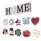 thumbnail image 3 of Decoración Del Hogar De Madera, Decoración Colgante De Puerta Regalo íntimo 10 Iconos Intercambiables Mano De Obra Exquisita MDF Para Decoración Navideña, 3 of 7