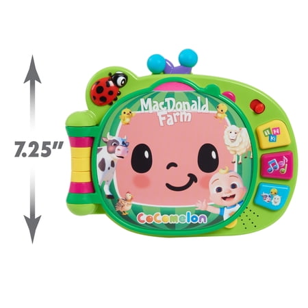 【COCOMELON ココメロン】 ラーニングブック 幼児用インタラクティブ玩具 3つの学習モード、50の学習フレーズ絵本/サウンド/おもちゃ/クリスマス/誕生日/プレゼ
