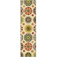thumbnail image 1 of Orian Aruba Area Rugs - 2302 Contemporary Geometric Floral Petals Bulbs Rings Rug, 1 of 1