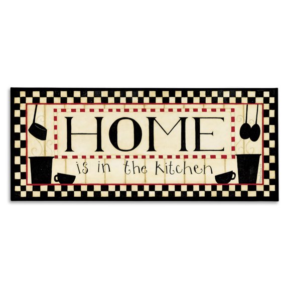 Stupell Industries Farmhouse Home's in the Kitchen Canvas Art, 24 x 10, by Dan DiPaolo