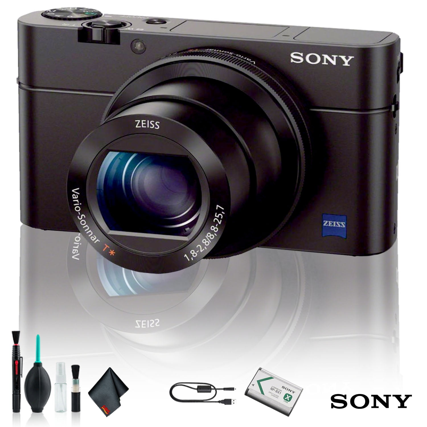 Sony Cyber Shot Dsc Rx100 Iv Camera Dscrx100m4 B Starter Kit Walmart Com Walmart Com