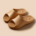 thumbnail image 2 of MIASHUI Women Home Slippers Beach Pool Shower Slides Sandals Bathroom Slippers,Khaki,11, 2 of 5