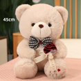 thumbnail image 2 of Oso de peluche Kawaii de 35/45CM, almohada de amor, juguetes de peluche con lazo para decoración de boda, regalo de pareja para niñas zhangyuxiang LED, 2 of 2