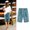 🔥 Green, variant on USSUMA Womens Printed Plus-Size Linen Shorts Loose Pattern High Waist Pull-On Elastic Waist Breathable Cotton-Linen Blend with Functional Pockets for Summer Lounge Travel Casual, Plus Size, Summer