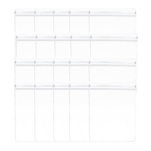 TopLLC Transparent Storage Bag Earrings Necklace Hand Jewelry Box Portable Earrings Ring Storage Bag