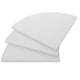 thumbnail image 3 of Tablero esquinero en forma de abanico, estante esquinero, estante blanco, soporte de almacenamiento esquinero, 3 uds., 3 of 6