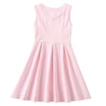 thumbnail image 4 of Huanglei Girls Casual Sleeveless Dress With Pockets Playful And Comfortable Summer Outfit For Toddlers And Kids Dress for Toddler Girls, 4 of 6
