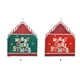 thumbnail image 4 of Advancent Cubierta de silla de Navidad con letras en inglés, accesorios de boda, funda para muebles, forma de sombrero de rejilla, funda plegable, arreglo Kits de decoración para fiestas Rojo Advancent  HA069386-02, 4 of 6