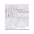 thumbnail image 4 of Women'S Sequins Long Sleeve Collared Shirt Button Down Open Front Shirt Loose Blouses Shirst Tops White XXXL, 4 of 9