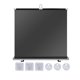 thumbnail image 1 of Retractable Windshield Sun Shade for Car Windshield Driving Parking Indoor Use Black Pvc Metal Rod Provides Uv Protection 1Pack, 1 of 5