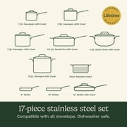 Cuisinart Chef’s Classic 17-Piece Stainless Steel Cookware Set