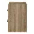 thumbnail image 4 of Furniture of America Mavric Modern Wood 2-Drawer Nightstand with Raised Top Edge, Dusty Oak, 4 of 11