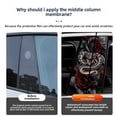 thumbnail image 4 of Car Car Stickers Pillar Decal Car Centre Post Sticker B Pillar Personalized Door Post Decal (2pcs), 4 of 8
