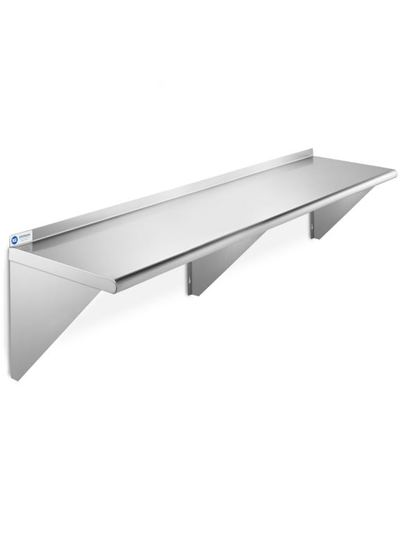 Floating Kitchen Shelves in Wall Shelves