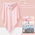 thumbnail image 4 of Newborn Cartoon Animal Baby Bath Towel, 4 of 5