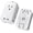 White, variant on Pico 20W Travel Adapter, 5-Port Power Adapter 1 AC, 2 USB C and 2 USB-A, International Plug Adaptor Worldwide for to European UK Spain Zealand Over 200 Countries