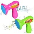 thumbnail image 1 of 2 Pack Handheld Voice Changer Toys for Kids with Recording Megaphone Function  Volume Amplifier  Yellow + Green, 1 of 8
