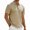 Khaki, variant on Mens Polo Shirts Short Sleeve Casual Polo Shirt Vintage Golf T Shirts Old Money Tops, 3XL