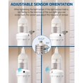 thumbnail image 3 of Light Sensor Socket, Dusk to Dawn Light Socket Adapter, 360° Sensor Rotation, E26/E27 Light Bulb Sockets for Porch Light, Wall Light, Compatible with LED/INC/CFL/Halogen Bulbs, 2 Pack, 3 of 7