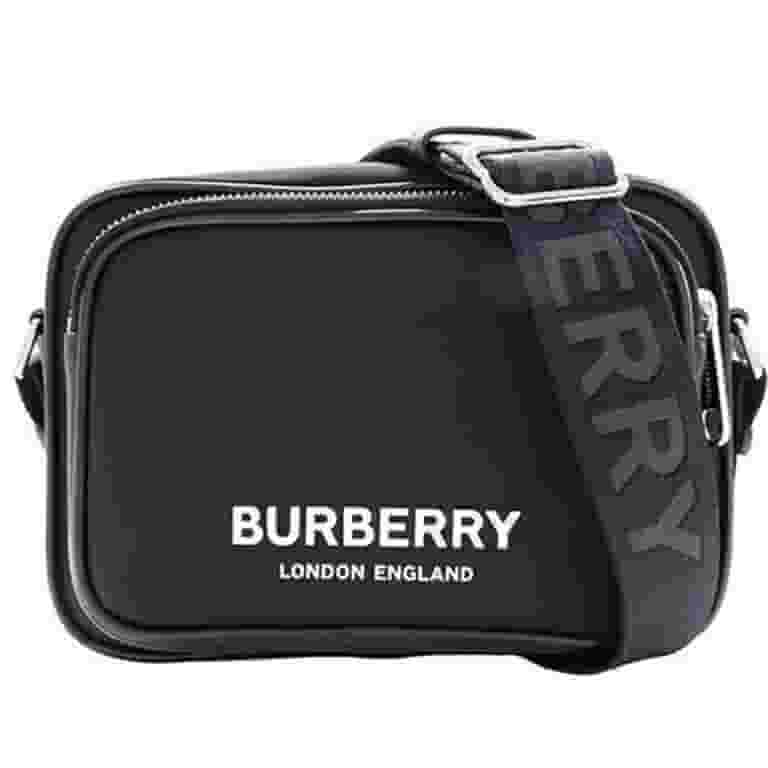 ショルダーバッグ BURBERRY Men Shoulder bag Black 8102301 Pre-Owned Burberry Men's Shoulder Bag Nylon Buddy Black