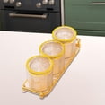 thumbnail image 5 of kowaku Appetizer Plate Divided Serving Dishes Dried Fruit Tray Divided Snack Serving Bowl for Wedding Dining Room Snacks 3 grids, 5 of 6
