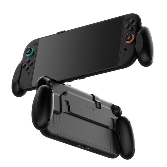 Grip Case for Nintendo Switch 2 2025 - Ergonomic Grip with Slim, Lightweight, Comfortable Handle Compatible with Nintendo Switch / OLED, Black