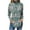 Green, variant on Women's Fashion Printed Long Sleeve Printed Turtleneck Top T-shirt Green XXXL Rollbacks