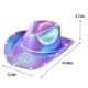 thumbnail image 3 of Fiudx Sombrero de Vaquero Colorido, Accesorio de Fiesta con Luz Led, Diseño de Lentejuelas Brillantes, Ajuste Suave y Cómodo, Ideal para Festivales, Eventos de Halloween, Presentaciones En El Escenar, 3 of 6