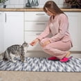 thumbnail image 3 of Gray Christmas Tree Pattern Kitchen Rugs Sets Of 2,Anti Fatigue Kitchen Mat Rugs Non Slip Washable,Decorative Kitchen Floor Mats for Kitchen,Sink,Laundry,17"x30"+17"x47", 3 of 7