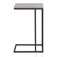 thumbnail image 7 of Home Square Rustic Metal C-Shaped Side Table in Antique White - Set of 2, 7 of 7