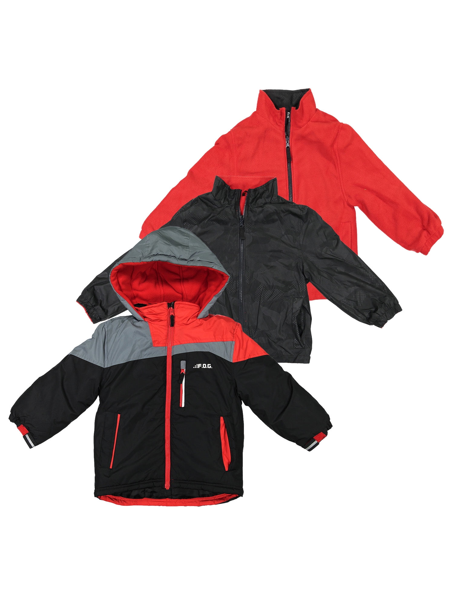 London Fog Boys Poly Fleece Lined Windbreaker