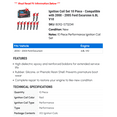 thumbnail image 2 of Ignition Coil Set 10 Piece - Compatible with 2000 - 2005 Ford Excursion 6.8L V10 2001 2002 2003 2004, 2 of 2