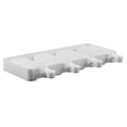 thumbnail image 2 of Yuarrent Molde de silicona para helados, reutilizable, antiadherente, Flexible, 4 rejillas, resistente al calor, para hacer palitos de hielo en la cocina, Cocina y Comedor 4.8x9cm Yuarrent JJ24281-01B, 2 of 6