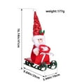 thumbnail image 3 of LEFTHIGH Home Sleigh Santa Claus Window Decorations Christmas Gift Bag Doll Desktop Children's Doll Ornaments Bedroom Decor, 3 of 6