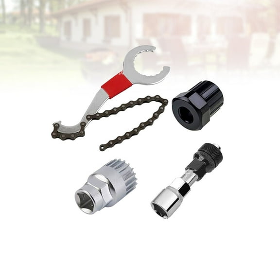 FELTECHELECTR Bike Crank Extractor Puller Tool Set Assorted Color Metal Freewheel