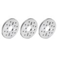 thumbnail image 1 of Robot Gears,3Pcs Spur Gear Straight Aluminum Spur Gear Mod Gear Rugged and Tough, 1 of 14