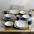 thumbnail image 3 of Noritake Colorwave Blue 16-Piece Square Dinnerware Set, Service for 4, 3 of 7
