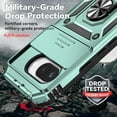thumbnail image 3 of REQO for Pixel 9A Case, Google Pixel 9A Case with Screen Protector: [Military Grade 20ft. Drop Tested] Ring Shockproof Protective Phone Case for -Google Pixel 9A, 3 of 6