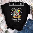 thumbnail image 2 of Camiseta de algodón con estampado de Mickey Minnie para niños, divertida camiseta de Disney Trip 2024, ropa para niñas Y2k, camisetas de manga corta de verano para bebés, ropa para niños, 2 of 5